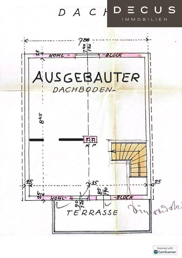 Dachgeschoss ausgebaut