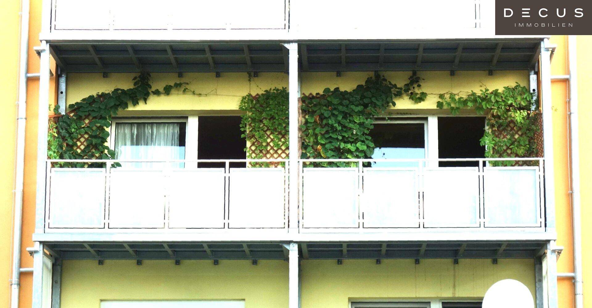 Balkon gartenseitig
