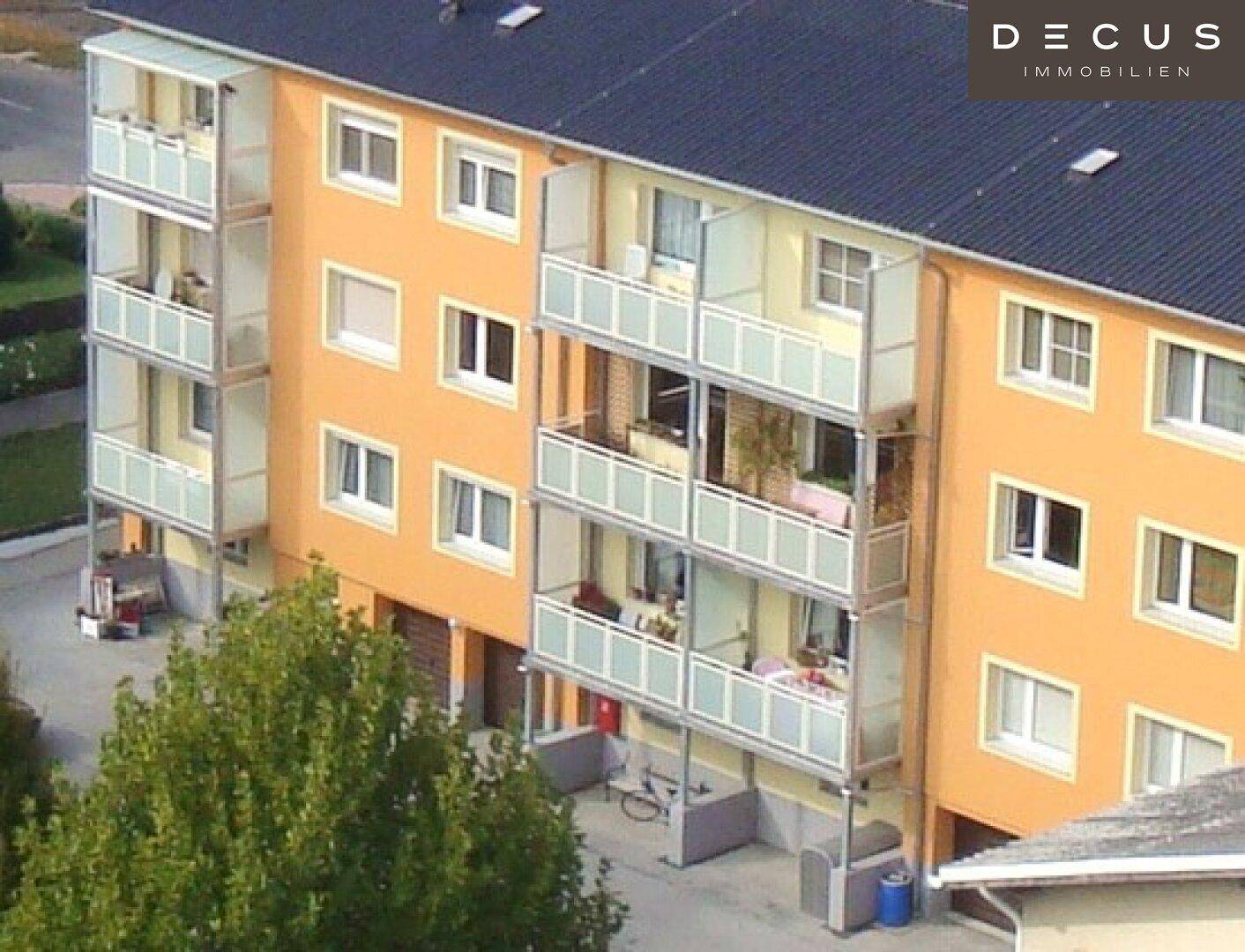 Balkon gartenseitig