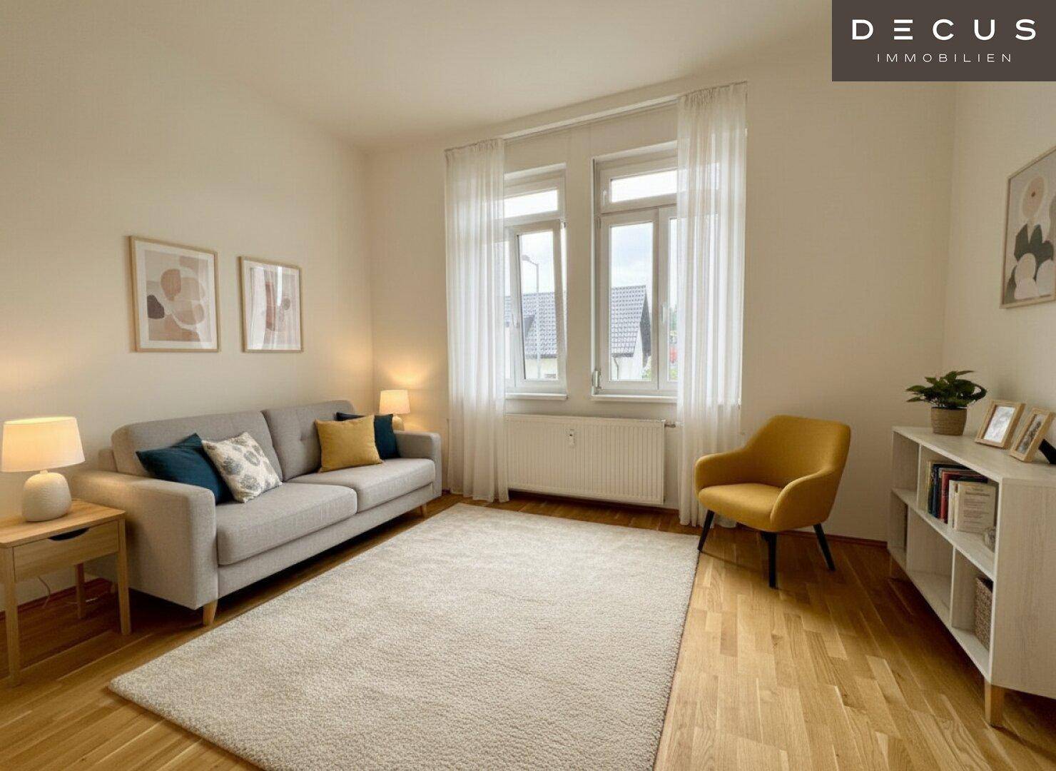 | CHARMANTE 2-ZIMMER WOHNUNG MIT GROSSZÜGIGER SW-TERRASSE | IN WUNDERSCHÖNER ALTBAU-VILLA | HELL &amp; GEMÜTLICH | IDEAL FÜR STUDENTEN, SINGELS ODER PÄRCHEN | NÄHE MED-UNI | TOP LAGE - Ansicht 4