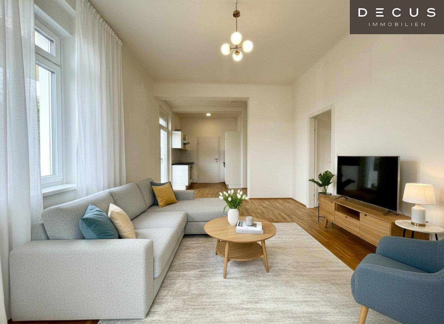 | CHARMANTE 2-ZIMMER WOHNUNG MIT GROSSZÜGIGER SW-TERRASSE | IN WUNDERSCHÖNER ALTBAU-VILLA | HELL &amp; GEMÜTLICH | IDEAL FÜR STUDENTEN, SINGELS ODER PÄRCHEN | NÄHE MED-UNI | TOP LAGE - Ansicht 2