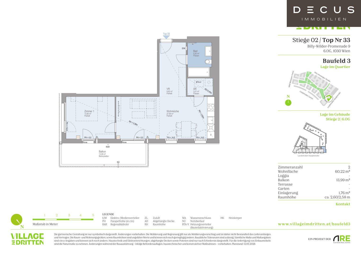 VILLAGE IM DRITTEN | BAUFELD 3 | MIETWOHNUNGEN | FERTIGSTELLUNG NOVEMBER 2026 - Ansicht 5