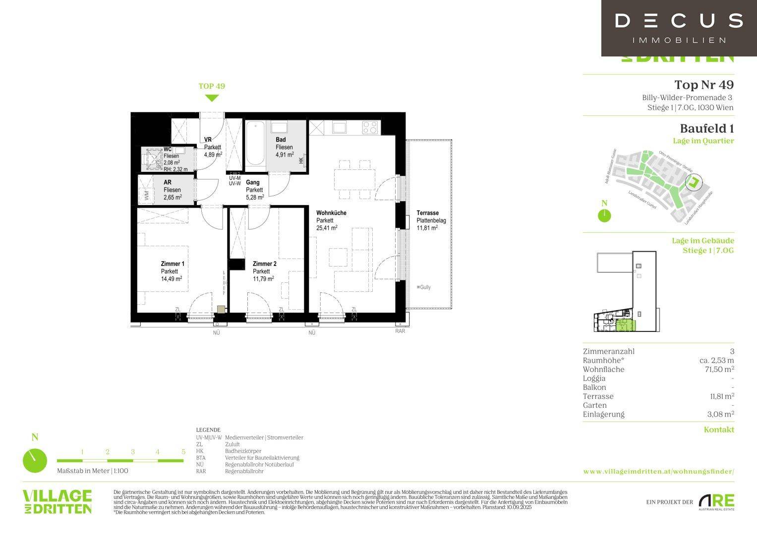 | PALAIS ROSE | BAUFELD 1 | MIETE | BEZUGSBEREIT OKTOBER 2026 | VILLAGE IM DRITTEN - Widok 5