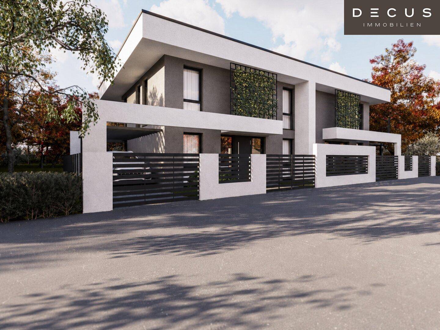 BAUBEWILLIGTES DOPPELHAUSPROJEKT IN GERASDORF BEI WIEN | ZWEI MODERNE WOHNEINHEITEN MIT EIGENGARTEN - Ansicht 2