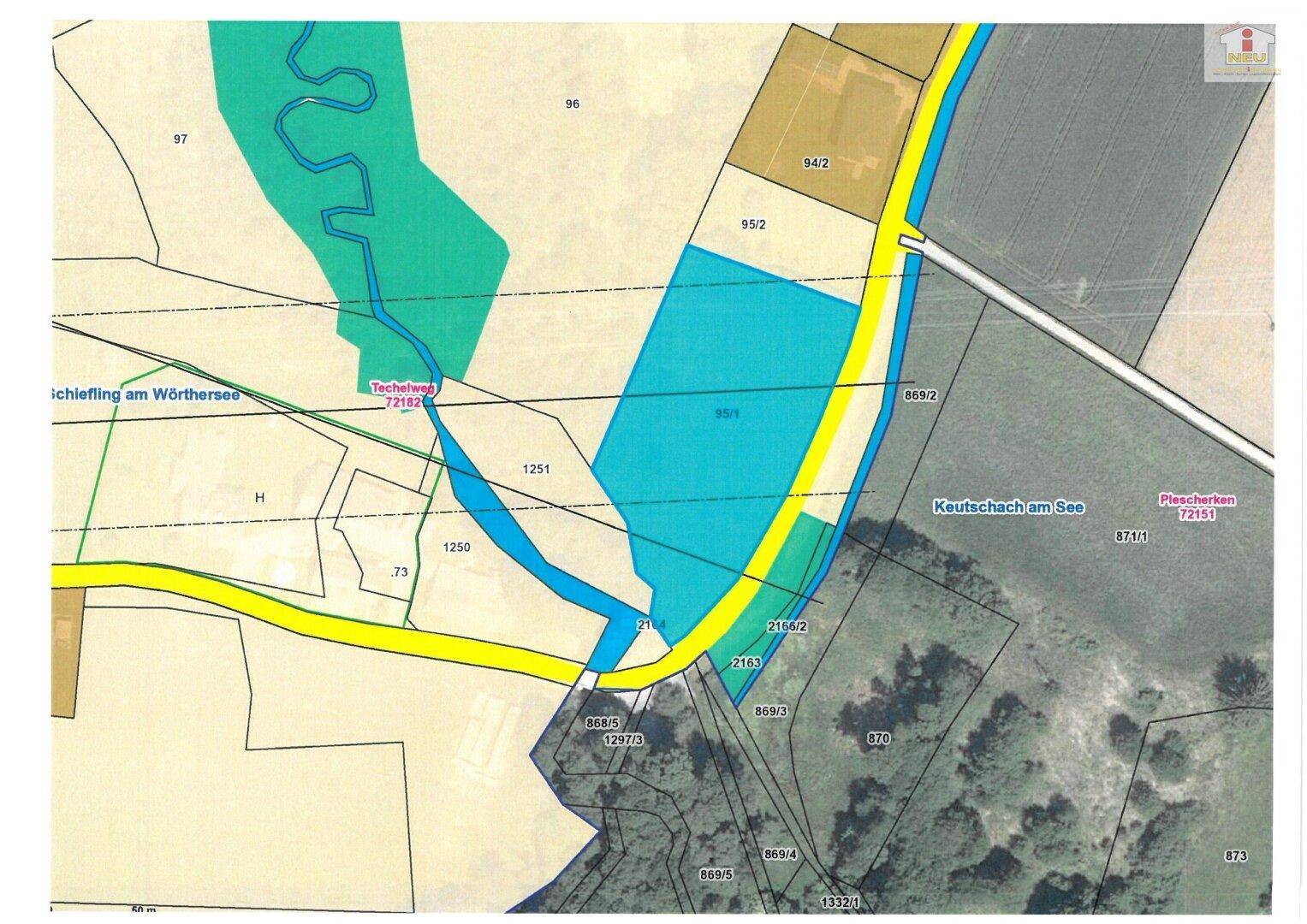 Schöne landwirtschaftliche Flächen mit 3.208m² - Nähe Hafnersee - Kein Baugrund!