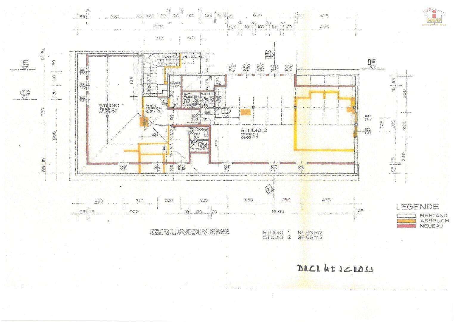 3 Wohn-/Geschäftseinheiten mit 280m² im Zentrum von Feldkirchen - Schillerplatz