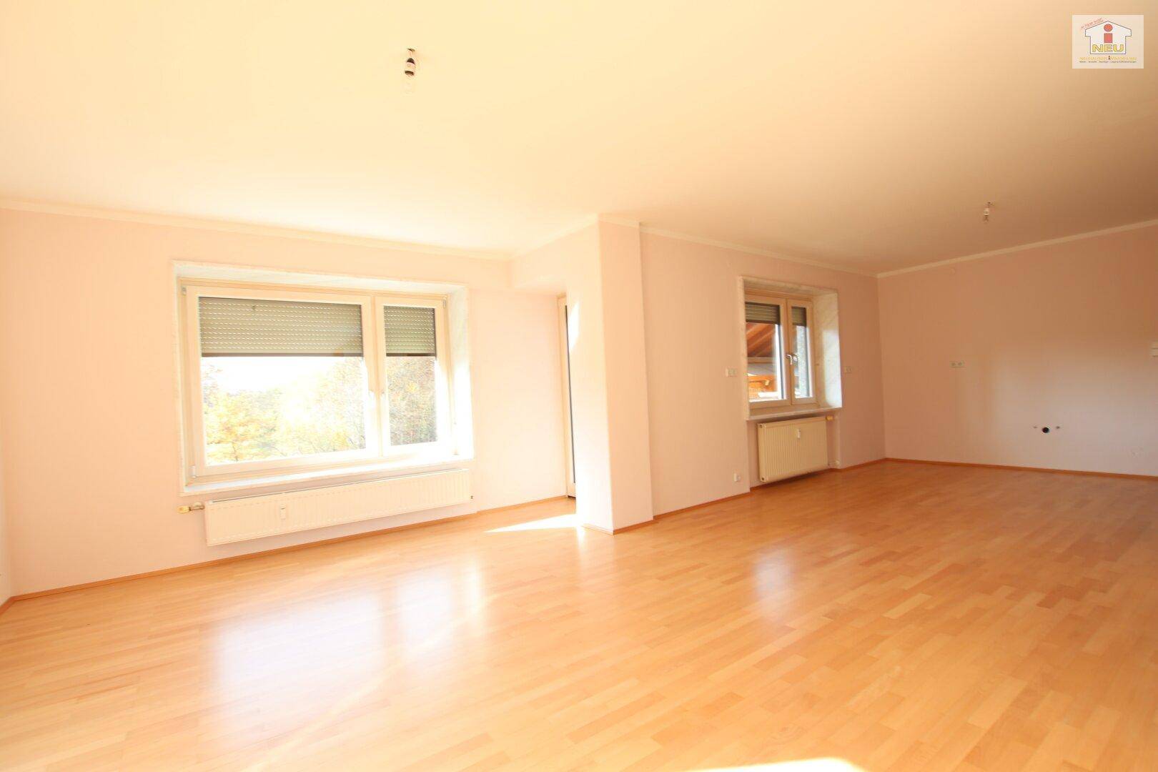 Schöne sanierte 4 Zi Wohnung 100m² mit Balkon und XXL-Terrasse und 2 Garagen und Dachboden in Rotschitzen bei Köttmannsdorf - Stadtnähe