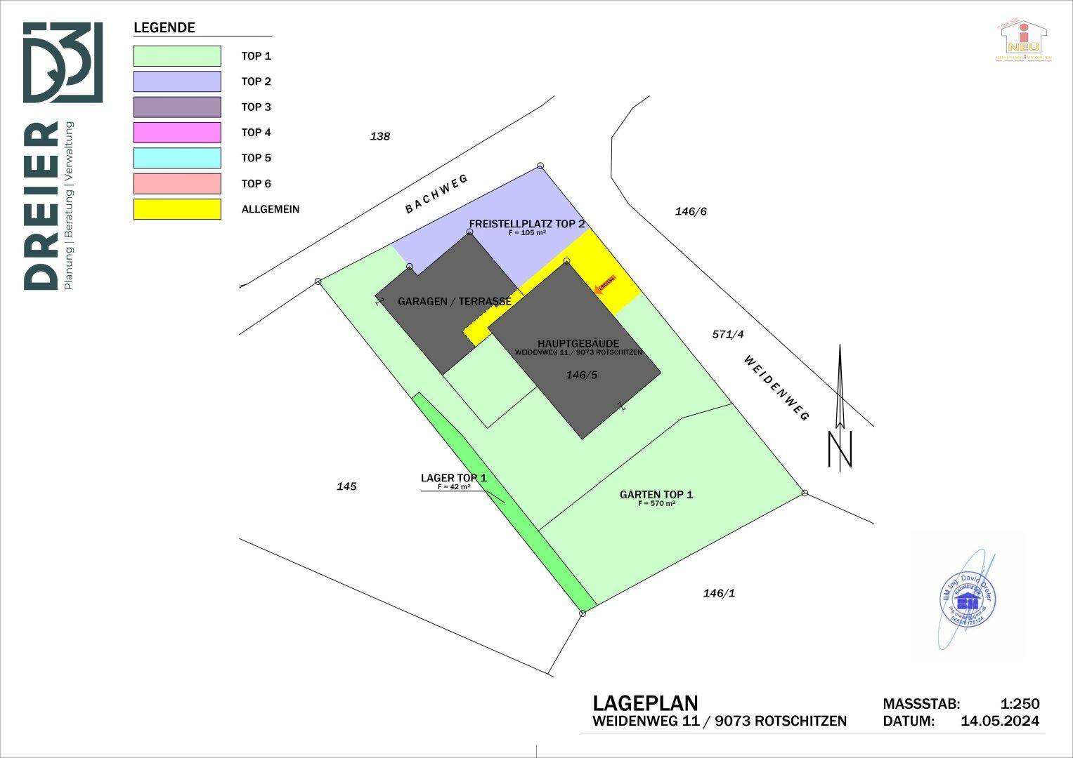 Schöne sanierte 4 Zi Wohnung 100m² mit Balkon und XXL-Terrasse und 2 Garagen und Dachboden in Rotschitzen bei Köttmannsdorf - Stadtnähe