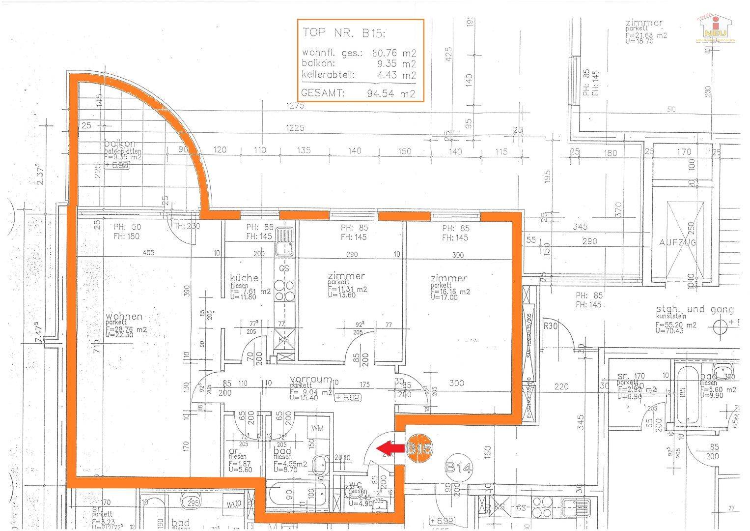 Junge und schöne 3-Zi-Wohnung mit Terrasse und Tiefgarage und schönem Ausblick in Welzenegg