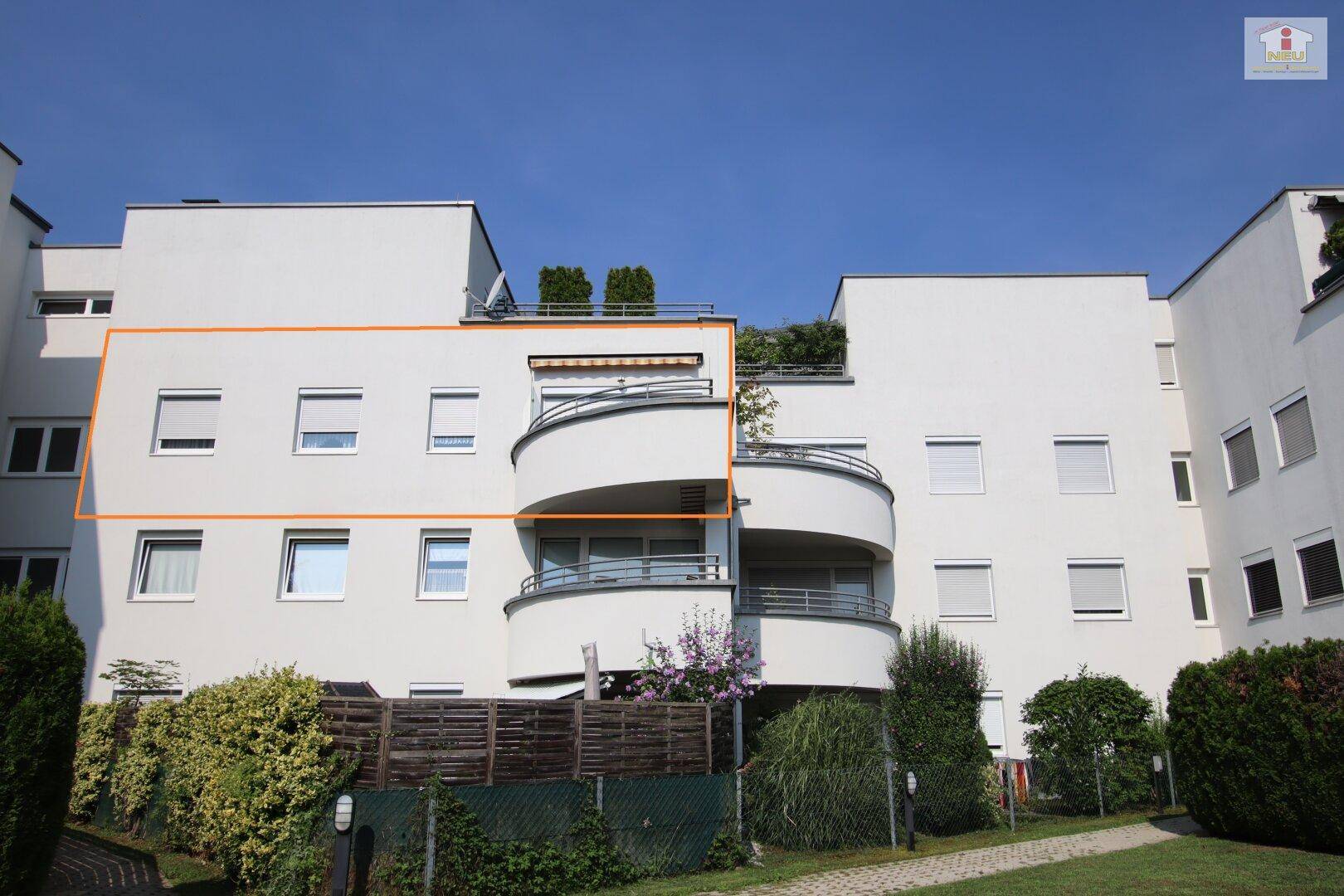 Junge und schöne 3-Zi-Wohnung mit Terrasse und Tiefgarage und schönem Ausblick in Welzenegg