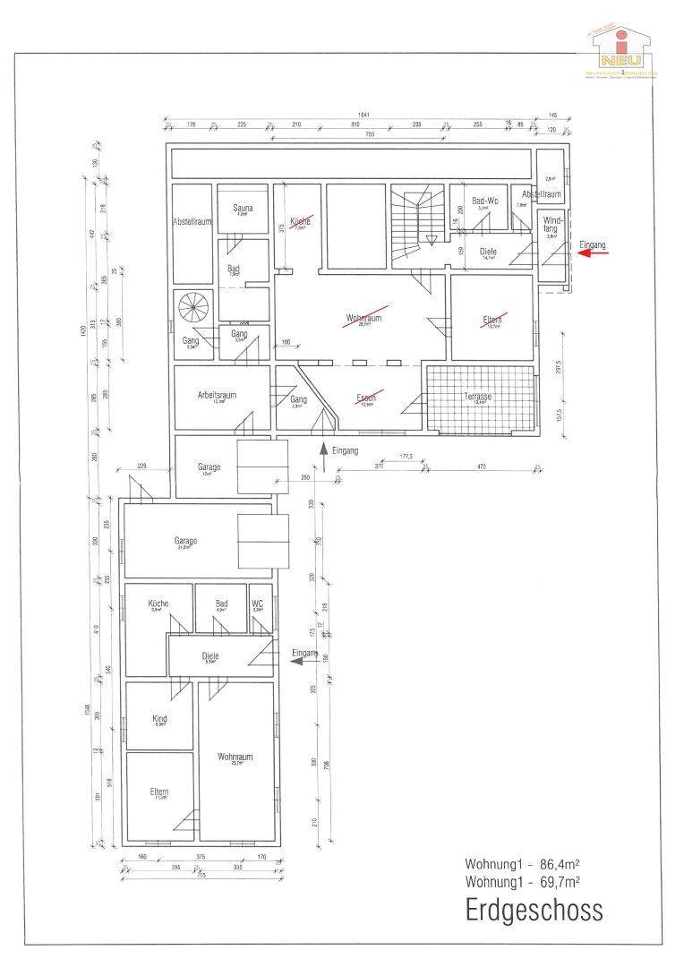 300m² Wohnhaus mit 70m² Einliegerwohnung in Reifnitz mit Seeblick und Seenähe in TOP LAGE