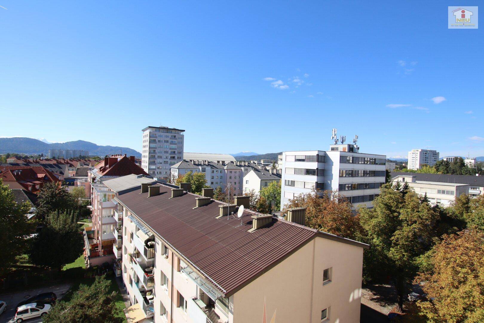 Schöne sanierte 2 Zimmer Wohnung in Klagenfurt mit Parkplatz - Gabelsbergerstraße