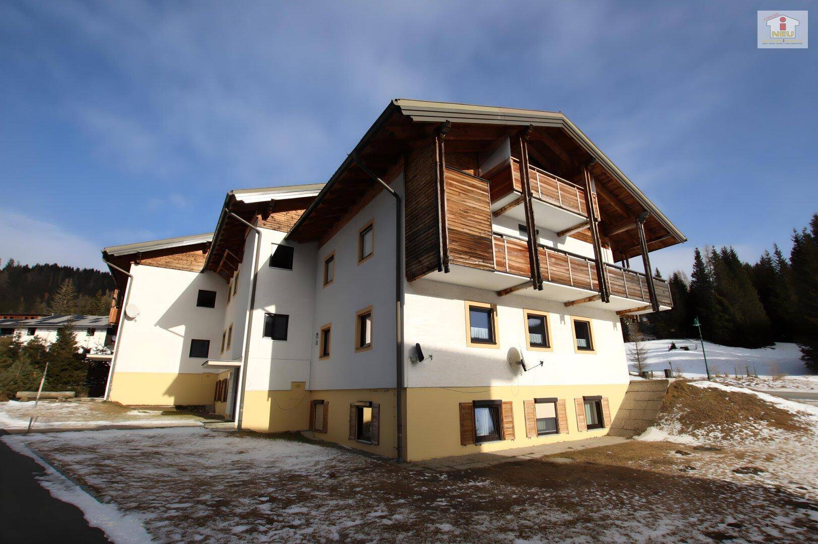 Schöne möblierte 2 Zi Wohnung auf der Flattnitz auf 1400m Seehöhe