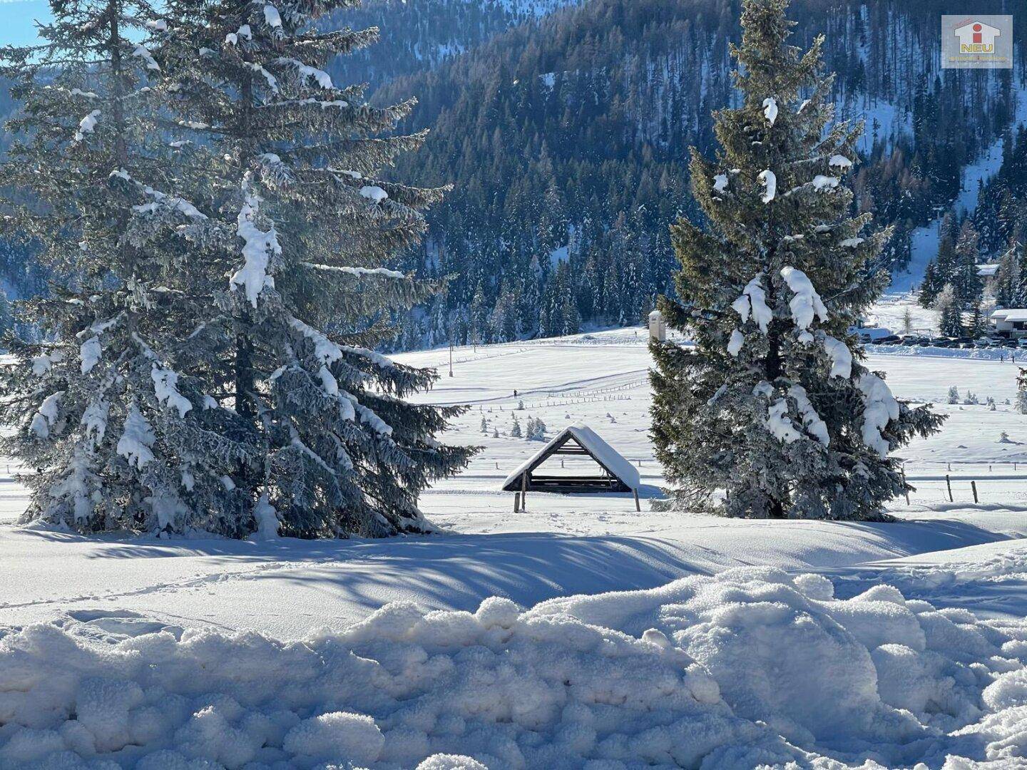 Schöne möblierte 2 Zi Wohnung auf der Flattnitz auf 1400m Seehöhe