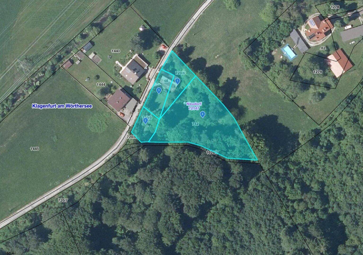 Älteres 200m² Wohnhaus am Waldrand mit 3.528m² Grundstück in Klagenfurt - Quellenstraße