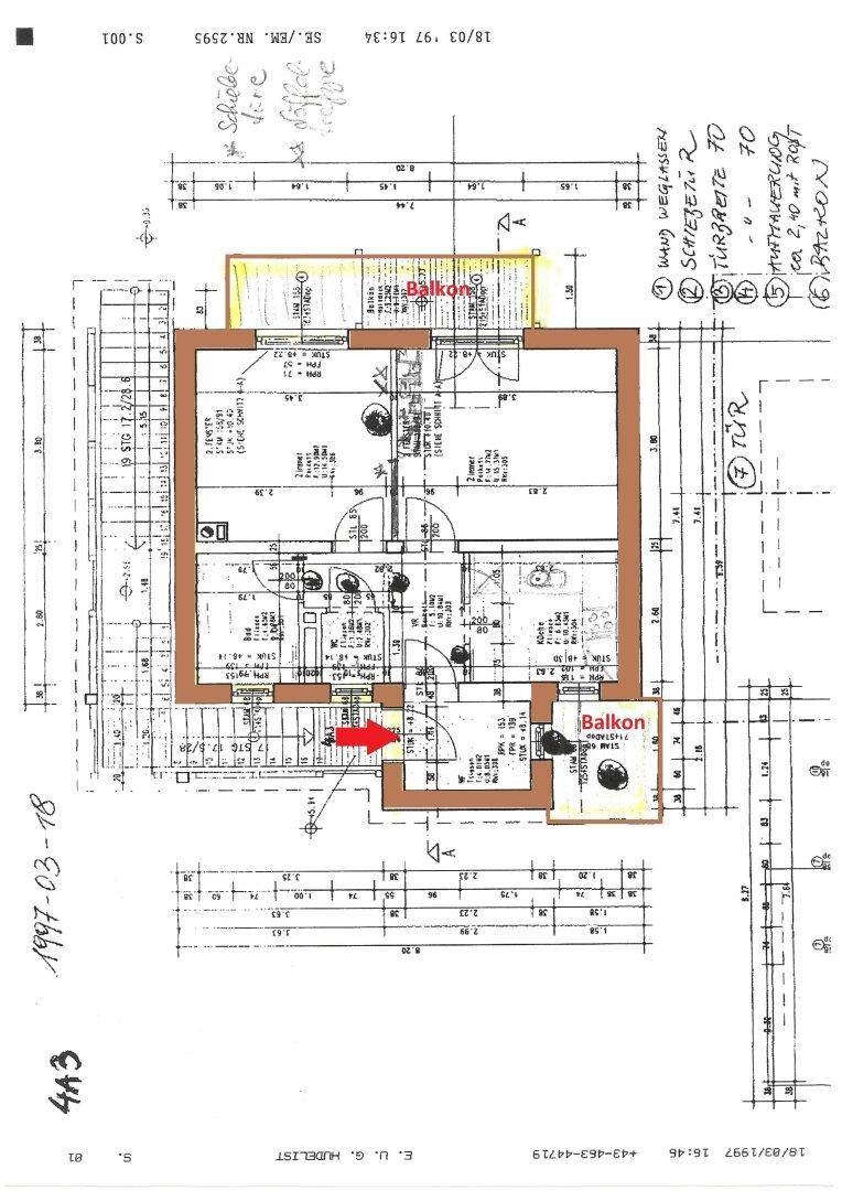 Schöne 62m² - 2 Zi Wohnung mit 2 Balkone und Carportstellplatz in Tessendorf - Waldrand