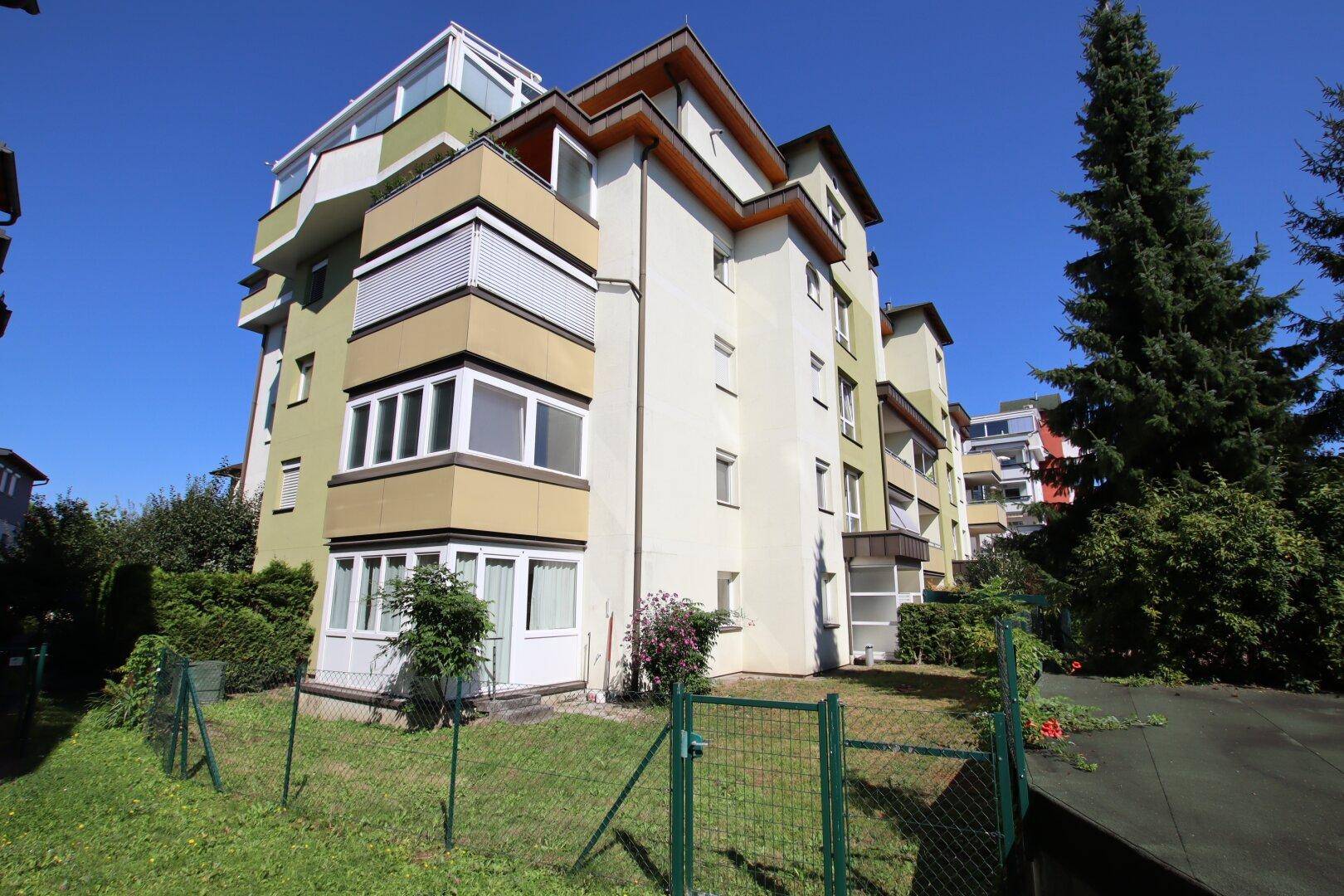 Junge & schöne 71,50m² 2 Zi City-Gartenwohnung mit 123m² Eigengarten & Tiefgarage am St. Veiter Ring