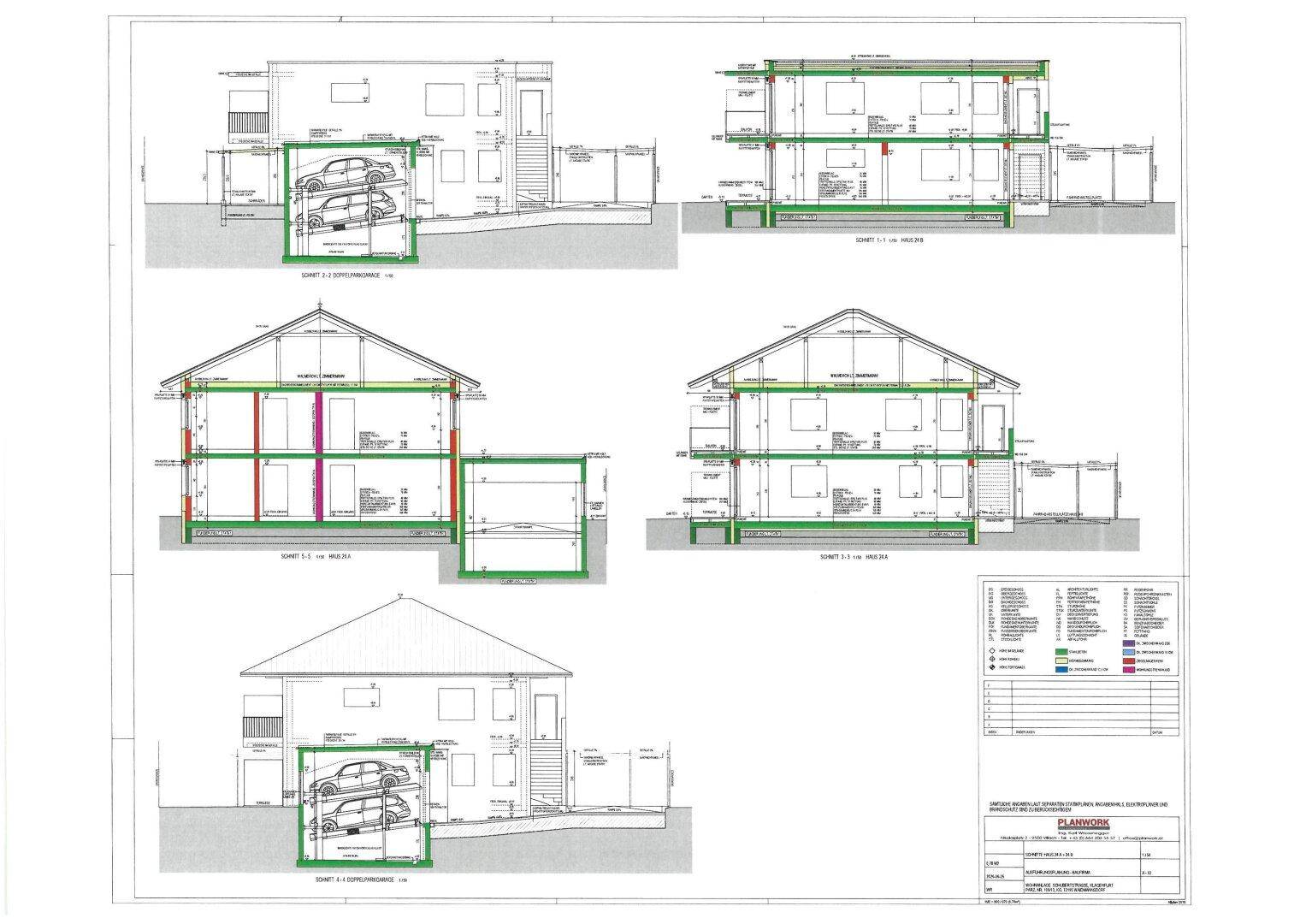 NEUBAU Kleinwohnanlage mit 2 Häusern und 7 Wohnungen in Waidmannsdorf - Schubertstraße / ERSTBEZUG
