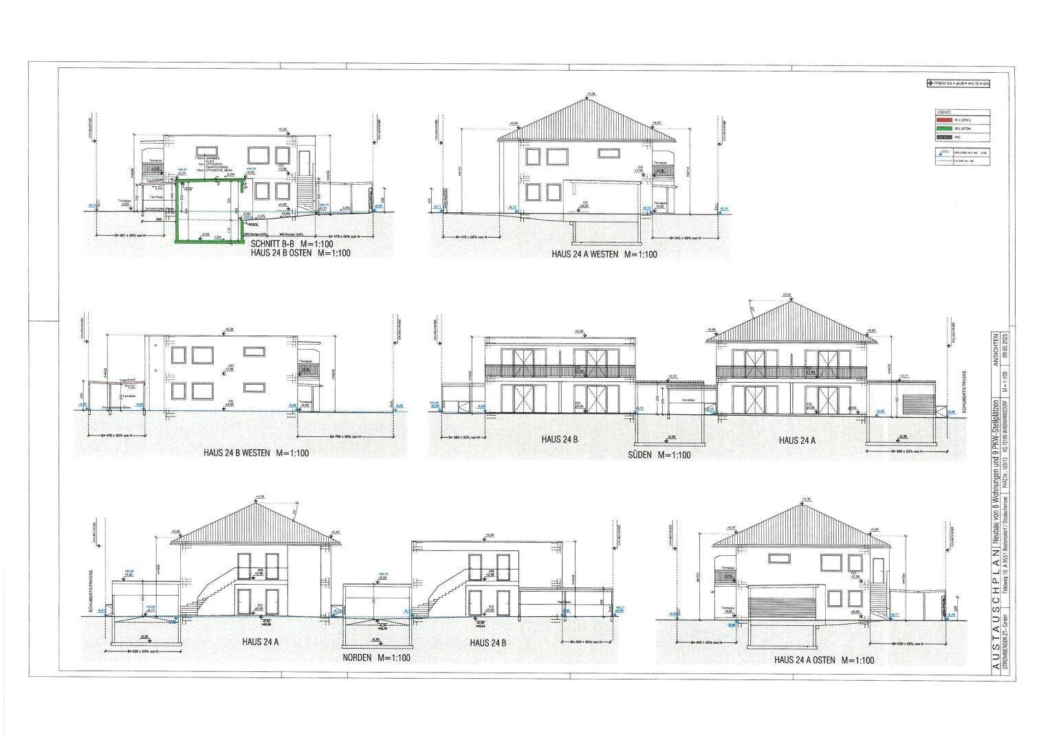NEUBAU Kleinwohnanlage mit 2 Häusern und 7 Wohnungen in Waidmannsdorf - Schubertstraße / ERSTBEZUG