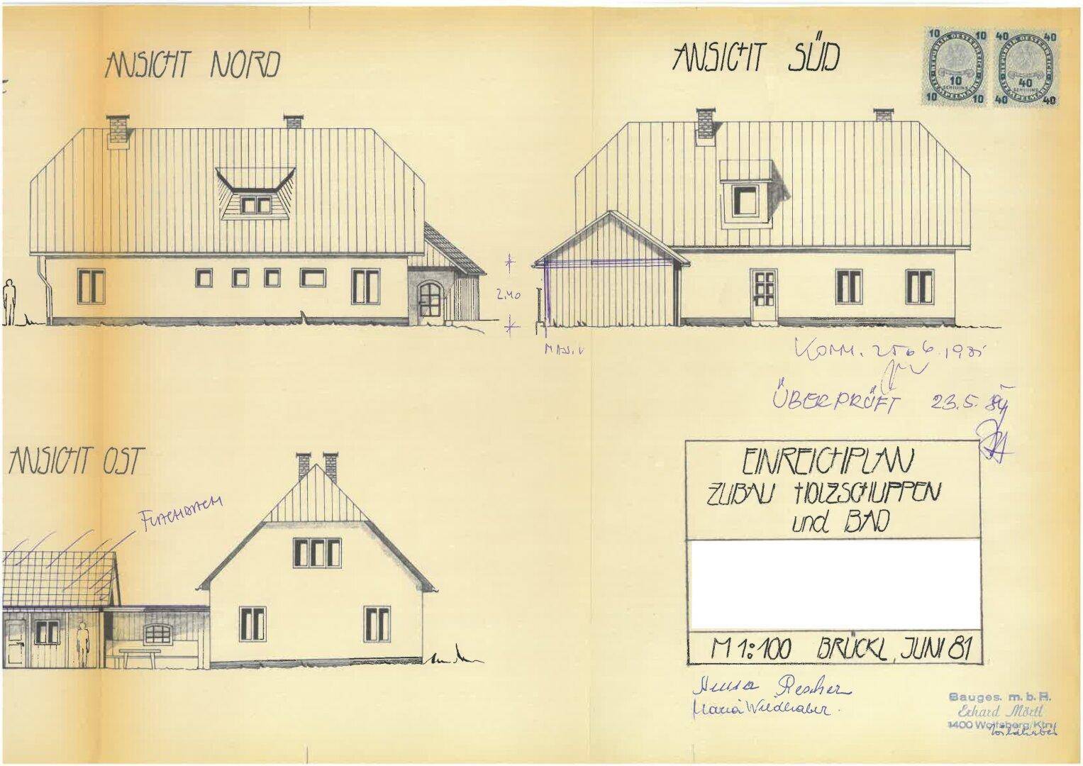 Älteres nettes 150m² Einfamilienwohnhaus mit Doppelcarport in Brückl - Super Infrastruktur
