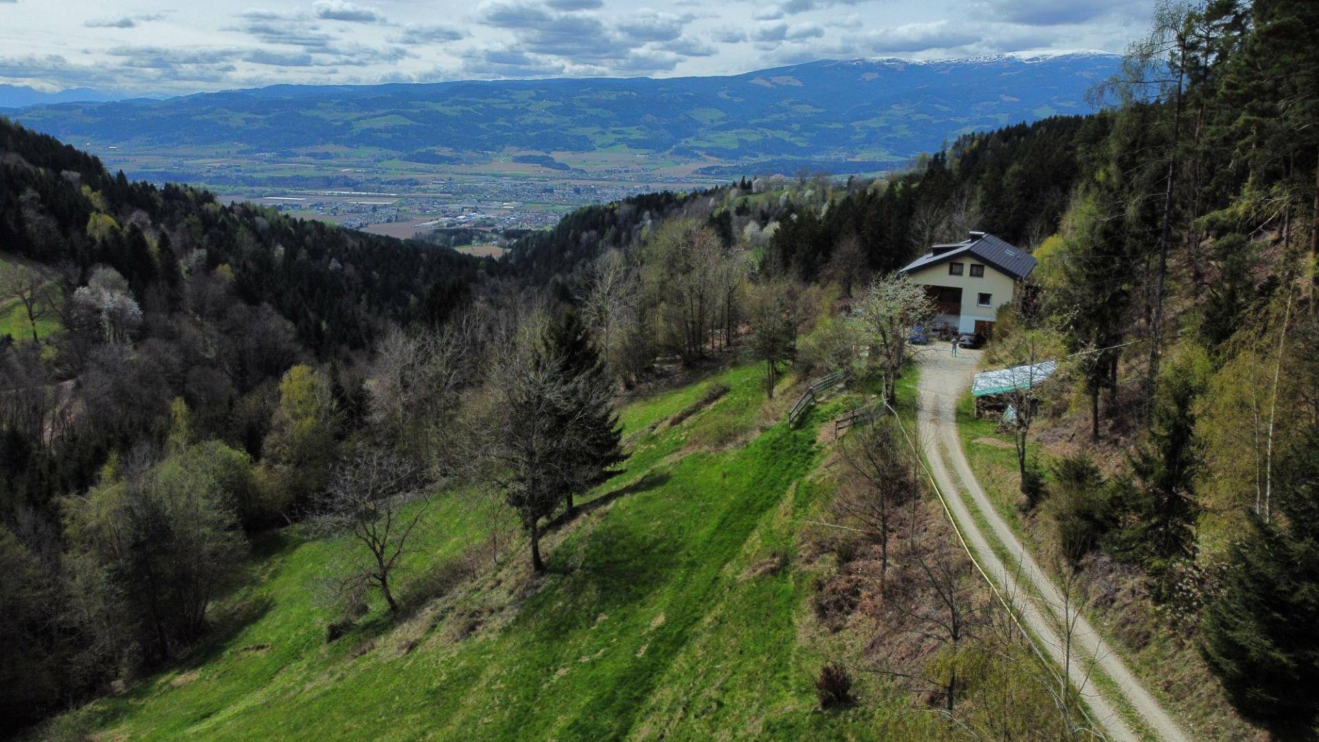 Haus mit Südhang