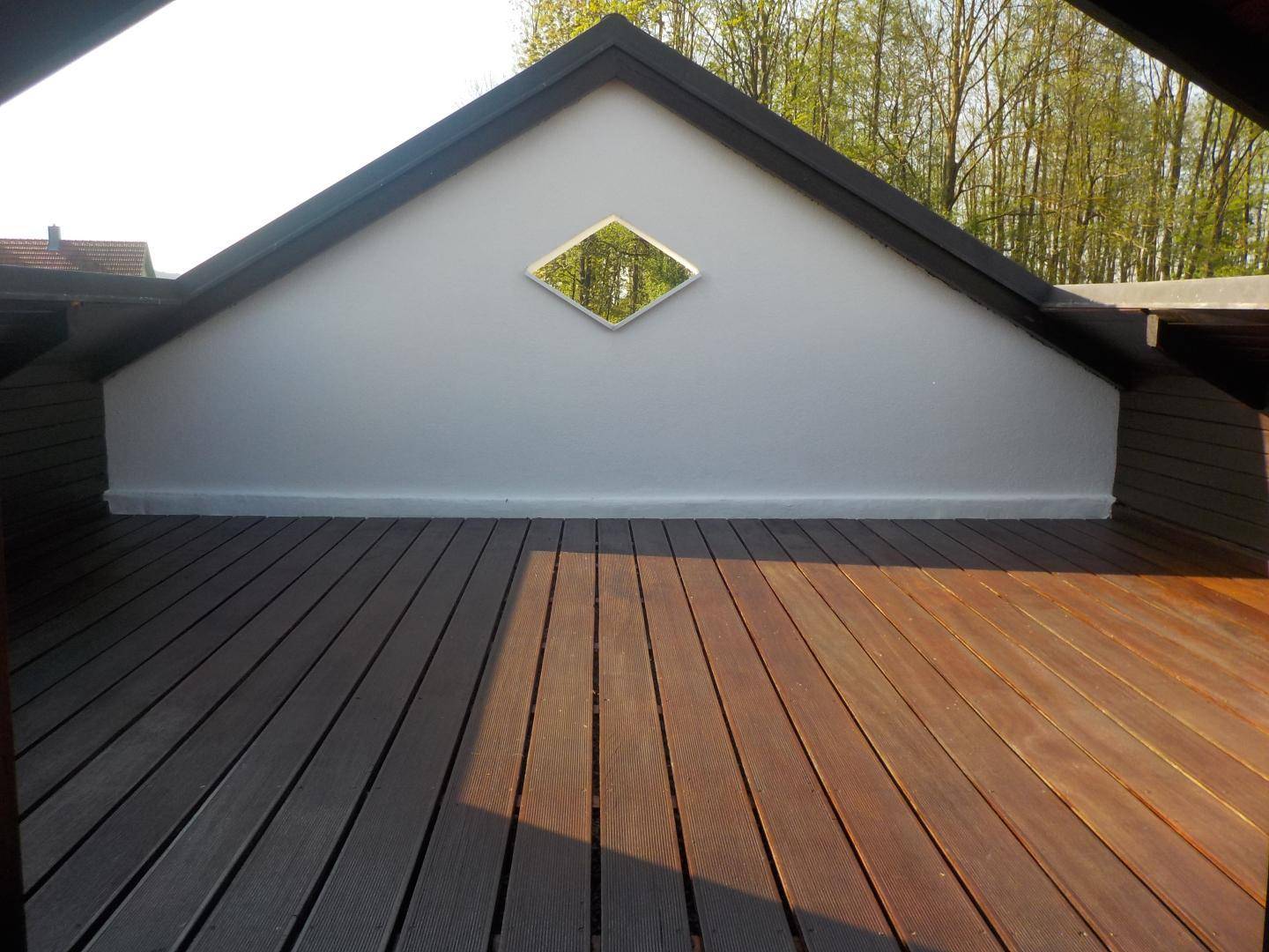 Sonnige Terrasse