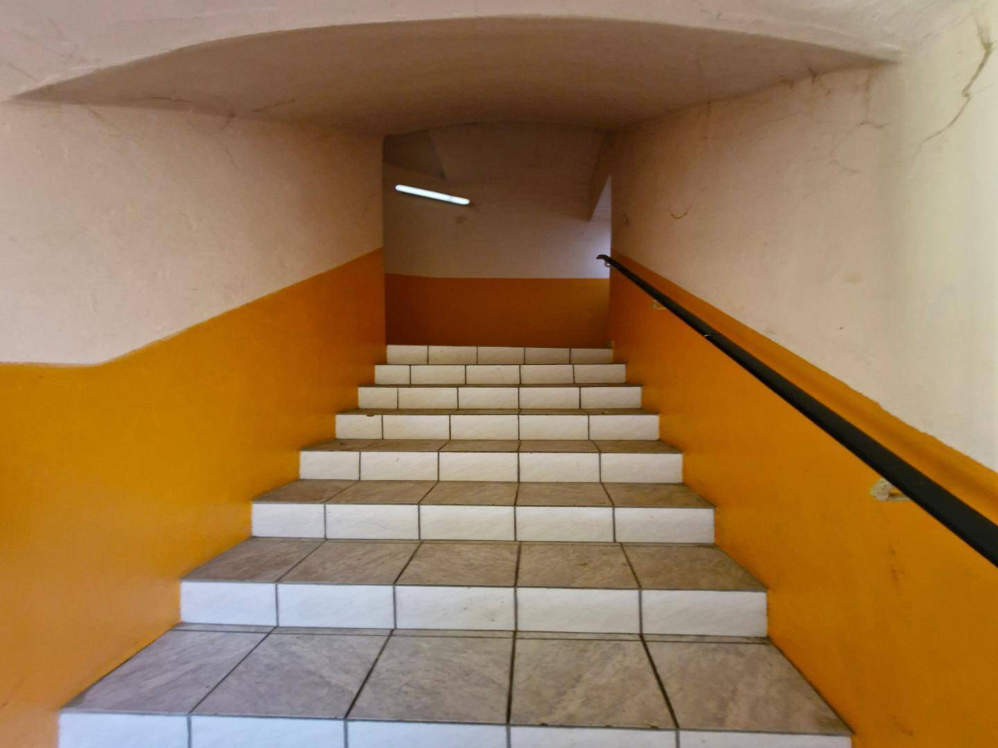 Aufgang ins Obergeschoß