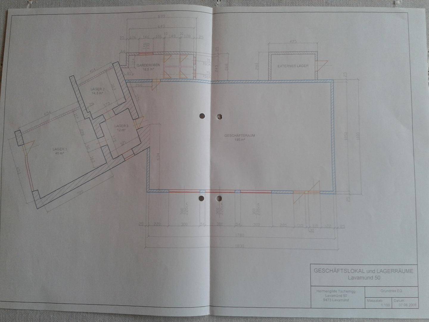 Plan Anbau 250m²