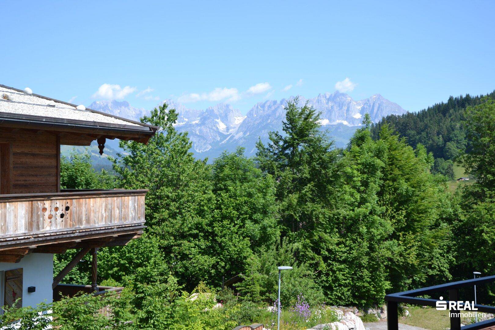 Blick vom Balkon