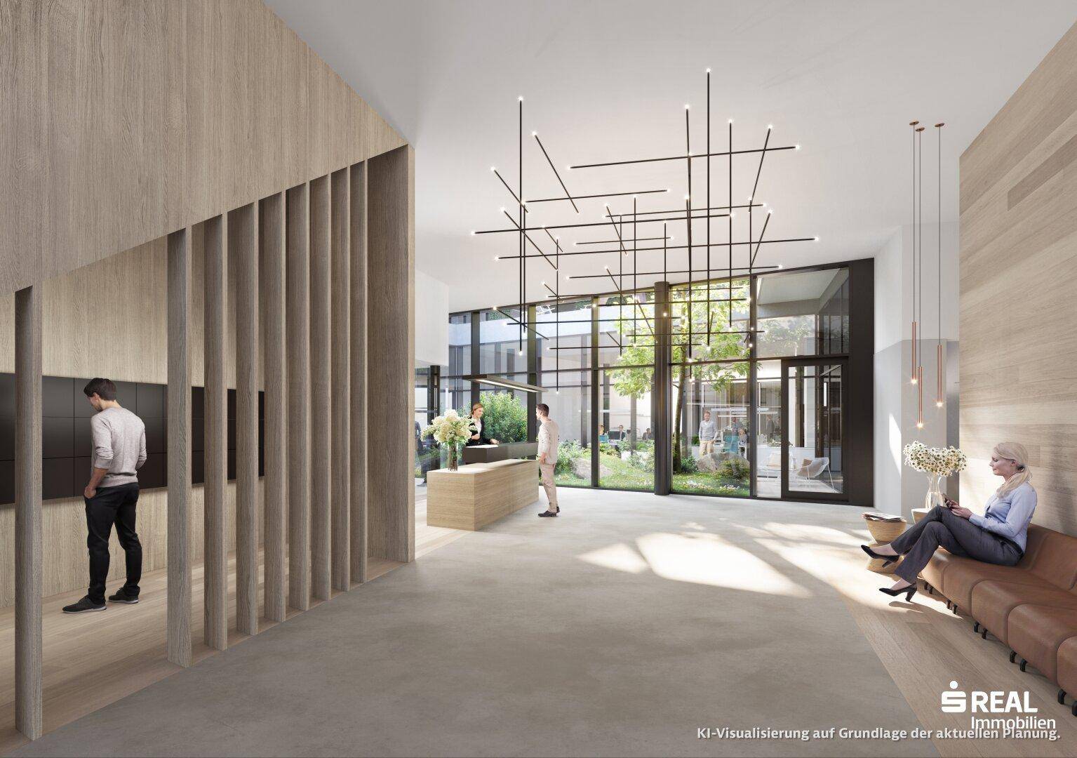 atrium3 - Einladendes Foyer mit Empfang
