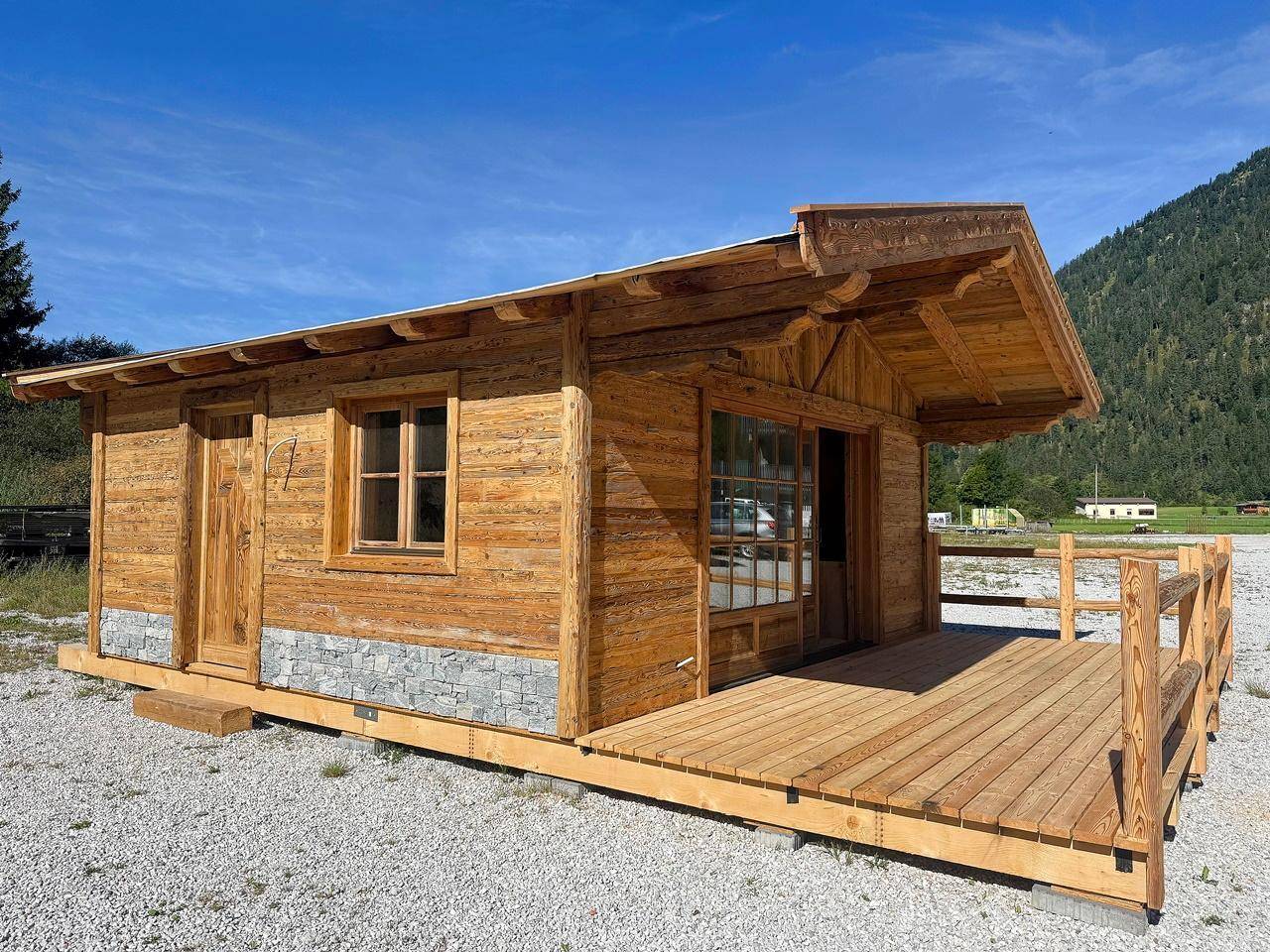 Objekt Nr.: KTINY1000 - FREIZEITWOHNSITZ - KÄRNTEN - KLOPEINER SEE - Exklusives Altholz Tiny House mit Vollaustattung und Gartenanteil - Ansicht 2