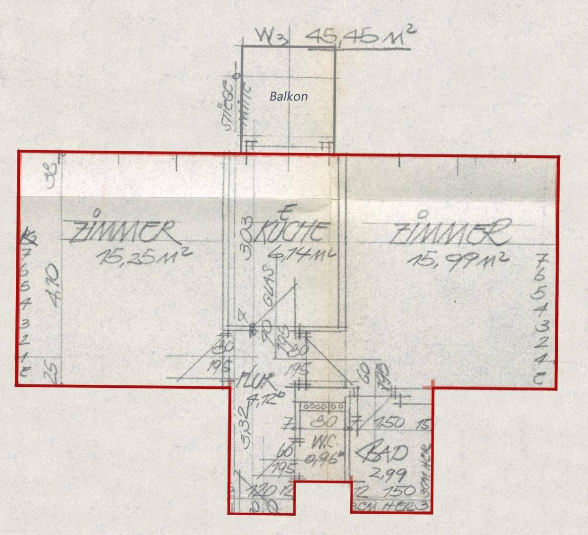 Idlhofgasse 36_Grundrissplan_1. Stock_1
