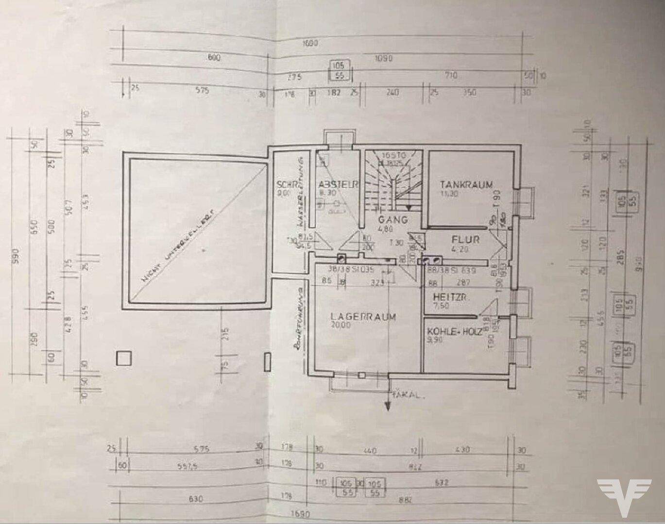 Grundrissplan KG