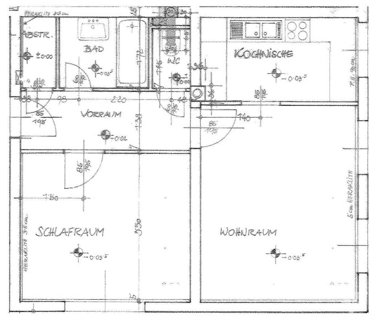 Grundrissplan Wohnung