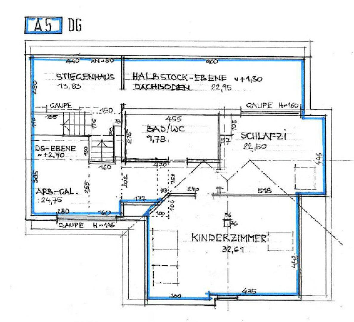 Grundrissplan DG