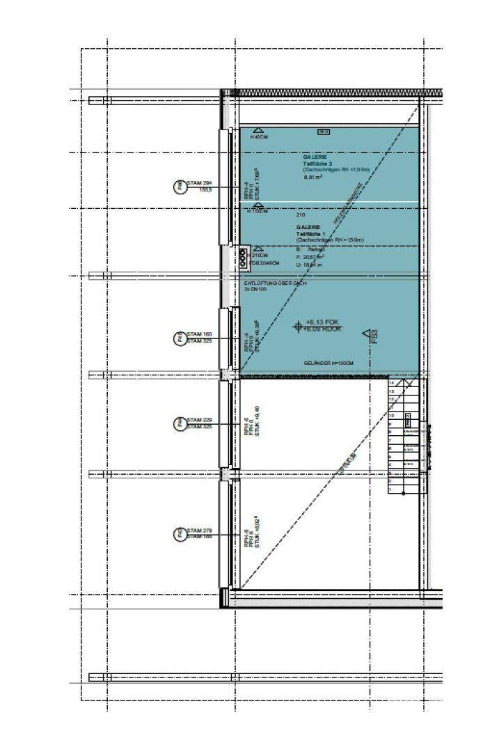 Grundrissplan Galerie