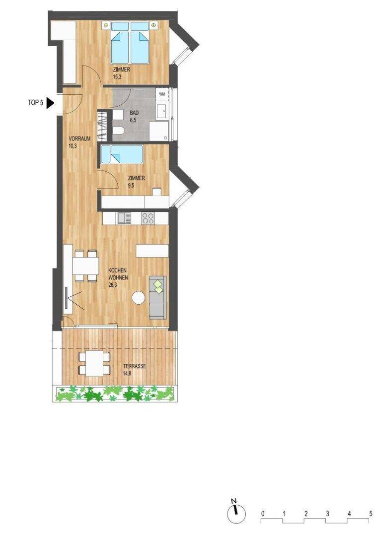 Grundriss Wohnung