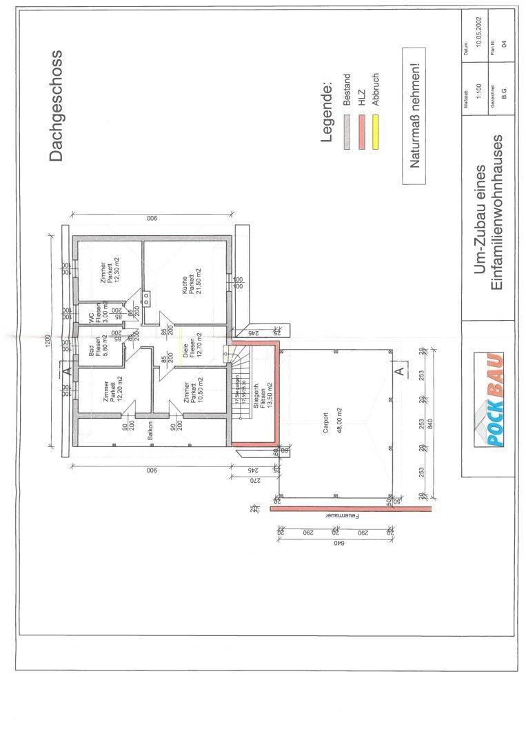 Grundriss Dachgeschoss