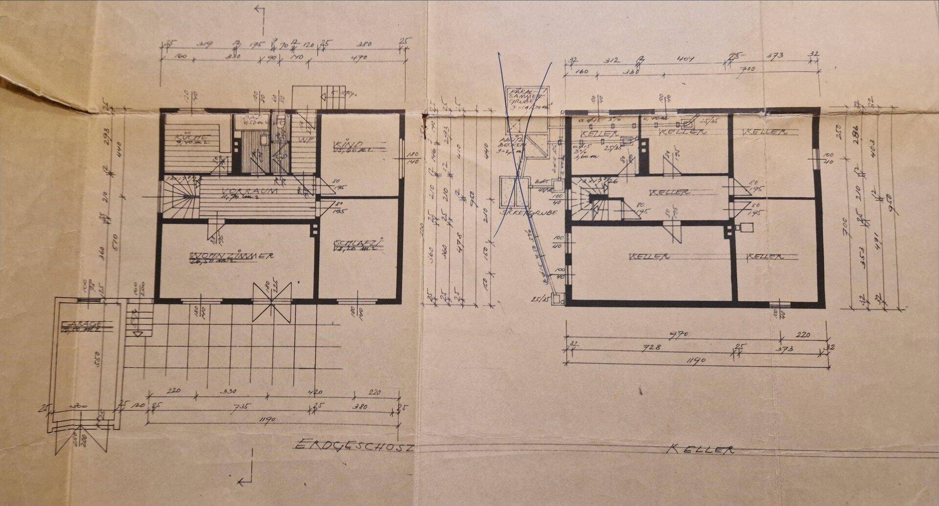 Grundriss EG und KG