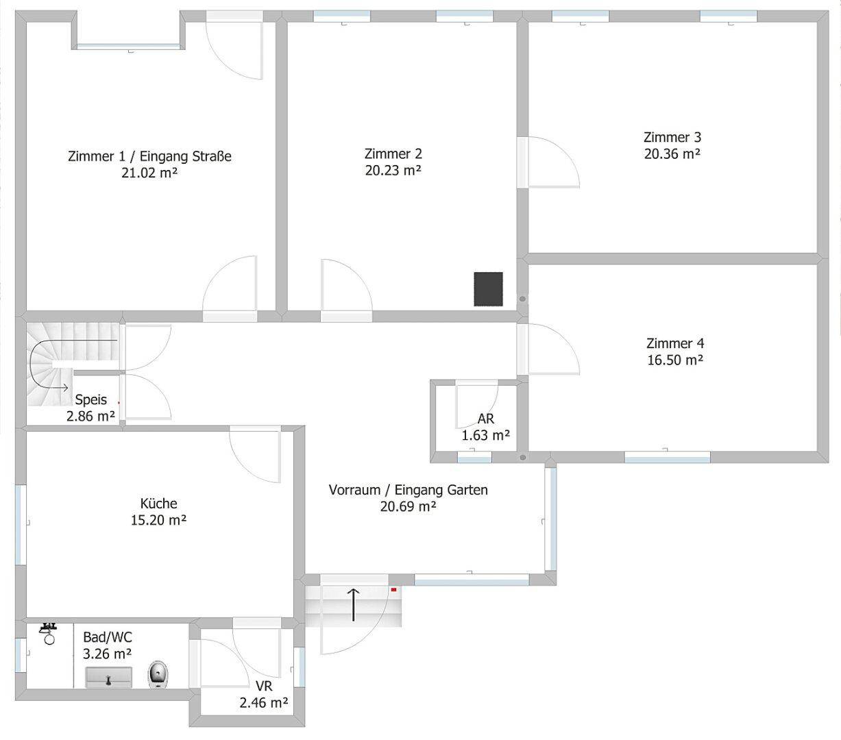 Haus 1 Erdgeschoss