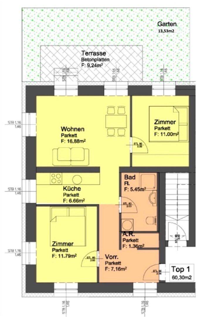 Grundrissplan