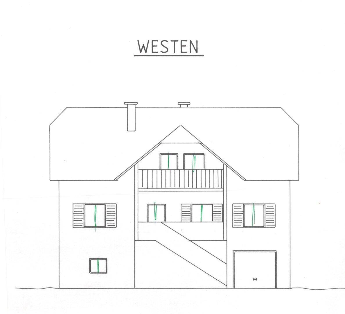 Ansicht Westen