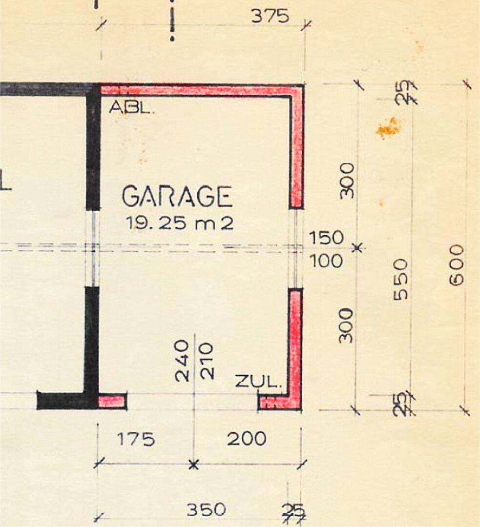 Garage hinten