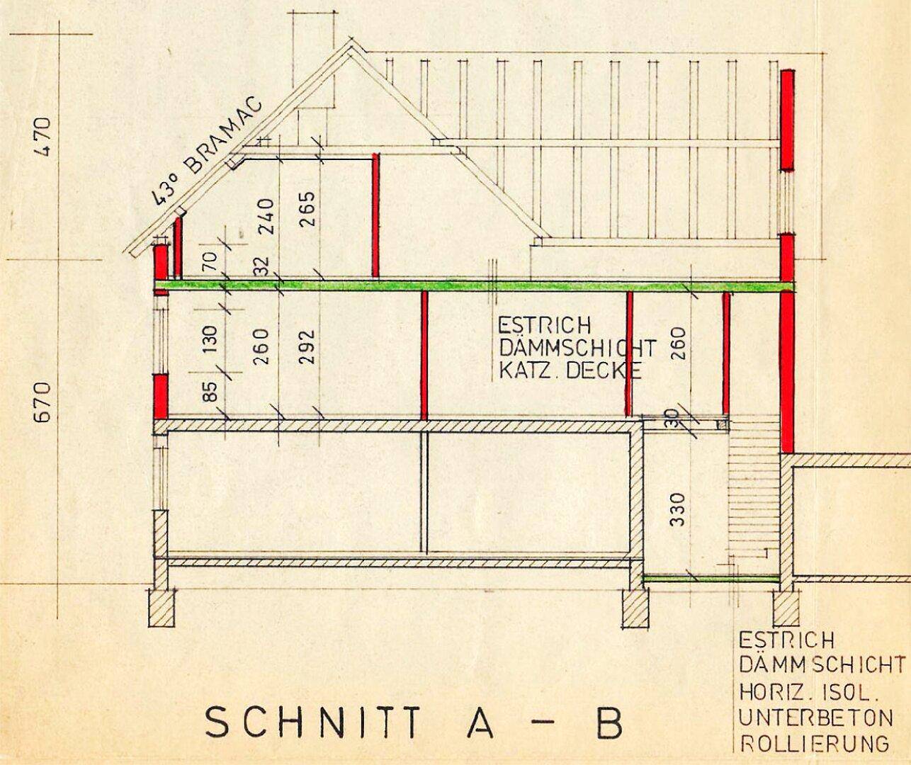 Schnitt Haus