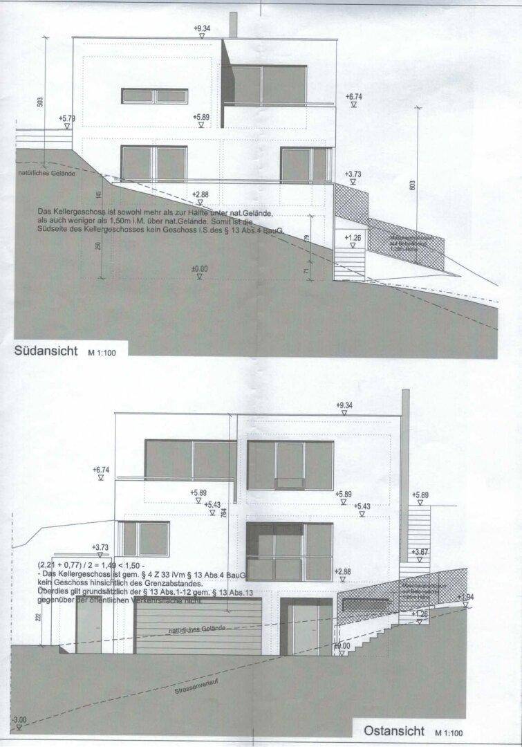 Süd u. Ostansicht