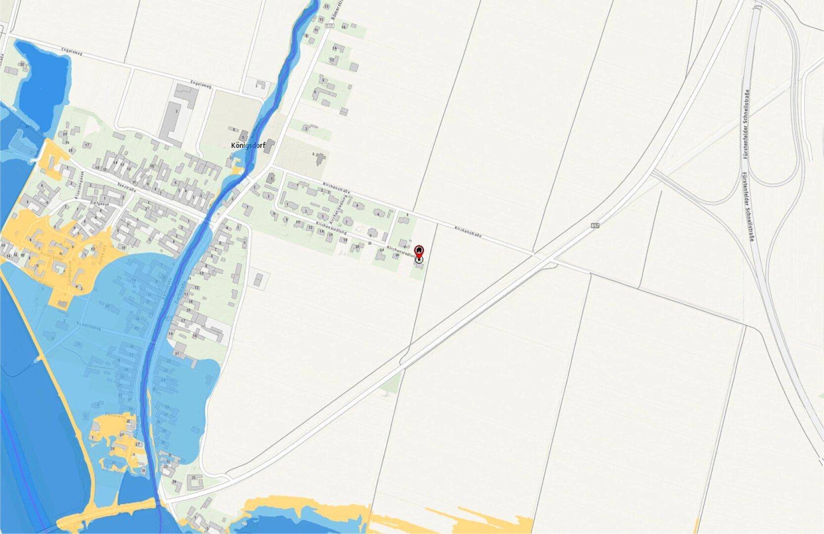 Situation Hochwasser (KEINES)