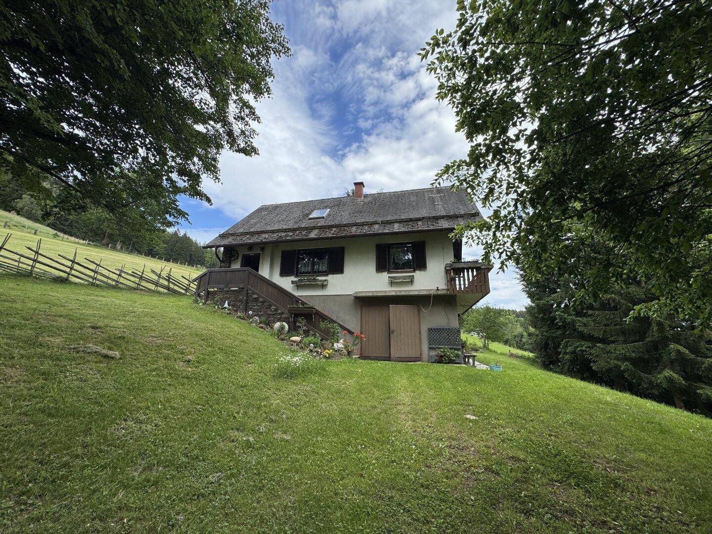 Wohnen, wo andere Urlaub machen – Einfamilienhaus, Ferienhaus in der Südweststeiermark, Sallegg – pohled 2