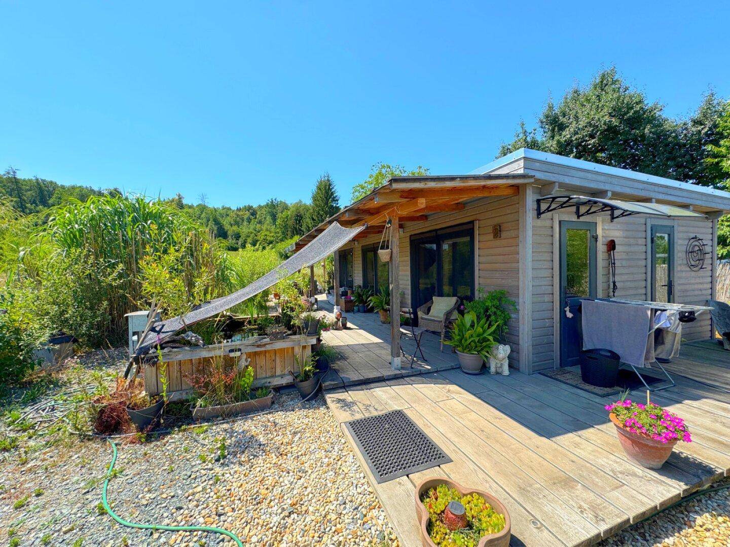 GÜSSING - Traumhafter Baugrund mit Burgblick | Tiny House sofort bewohnbar | Bungalow mit Pool bereits bewilligt – pohled 3