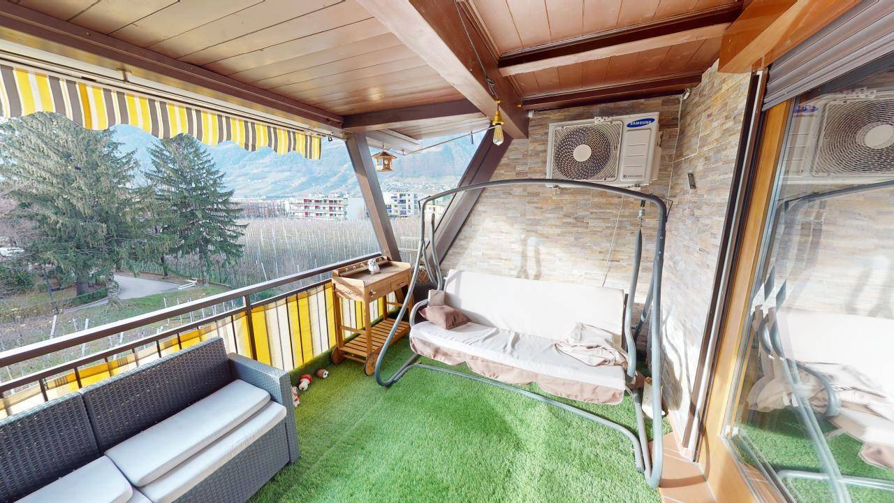 Meran-Merano-Untermais-Maia Bassa-Terrasse-terrazza-Garage-Duplexwohnung