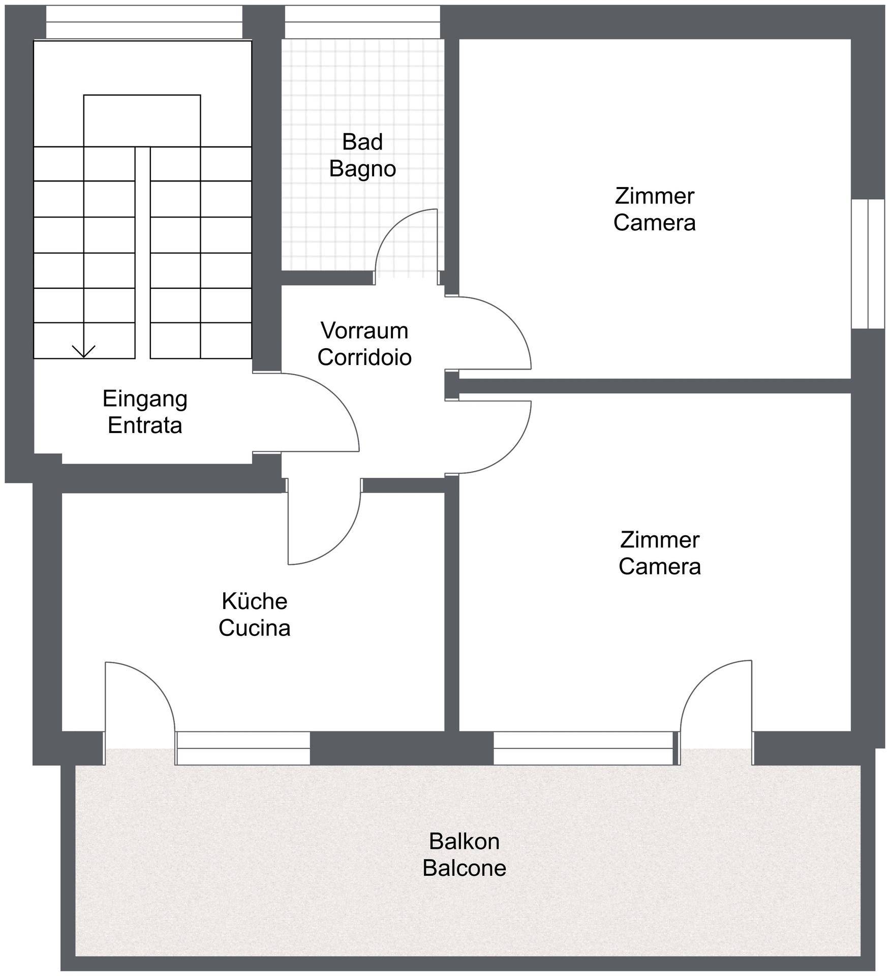 Gries_Michael - 1. Etage - 2D Floor Plan